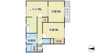 アムール正條 A棟の物件間取画像